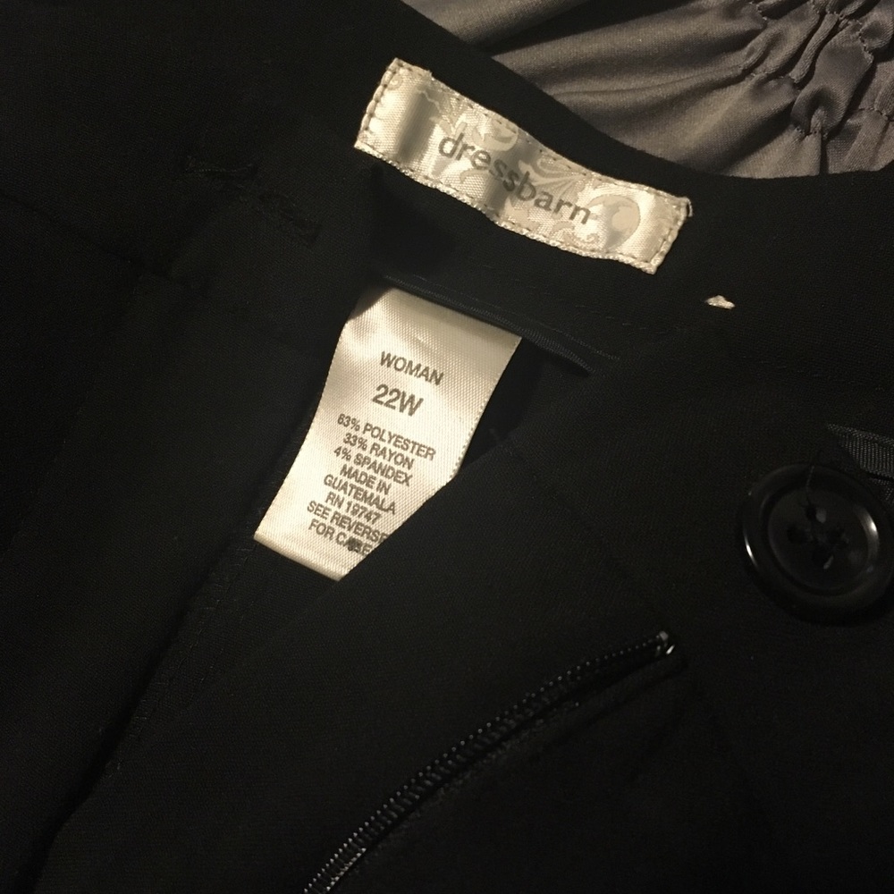 Dress pant capris 22w